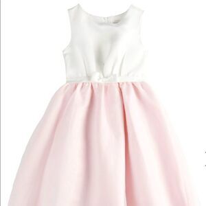 Lavender girls flower girl dress